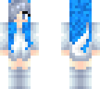 blue hair and grai