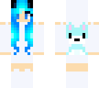 cute ice fox girl