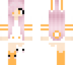 cute orange bunny girl