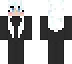 cute white hair girl headbase