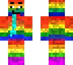 drooling awesome rainbow man