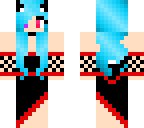 girl lynx in nether dress