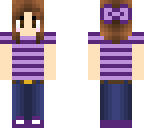 girl with a bow