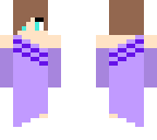purple prom girl dress