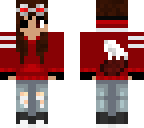 red hoodie girl