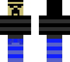 bad boy with creeper face