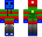 christmas blue slime