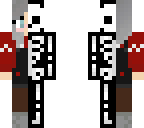 christmas half skeleton