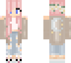 pink crescent girl