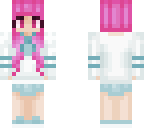 pink-haired school girl edit