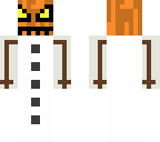 pumpkin snow man