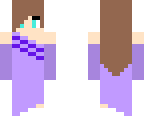 purple prom girl dress long hair