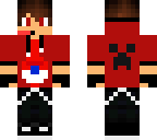 red poke creeper jacket kid