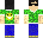 backwards creeper pattern shirt