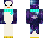christmas galaxy penguin