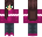 winter brown headed girl