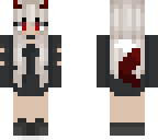wolf girl with red eyes