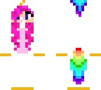 4-pixel arm skin