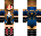 blue steampunk girl