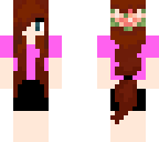 cute long hair girl