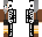 half skeleton skin
