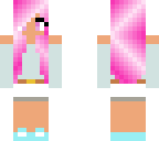 pink-haired girl