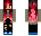 pink ombre hair | Minecraft Skin