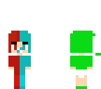 red blue and green