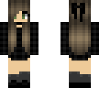black plaid girl