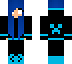 blue creeper girl