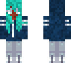 blue hoodie