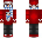 christmas guy with hat and blue scarf 