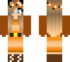 fall cat girl