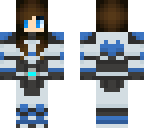 female blue paladin