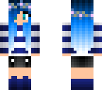 blue girl