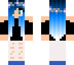 blue haired cutie