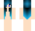 blue to black hair base
