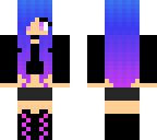 girl with purple hair