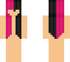 half pink half black base