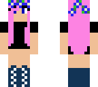 pink hair girl