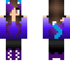 purple cat girl