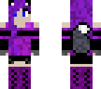 purple wolf girl