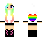 rainbow girl