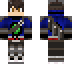 skin hombre azul 