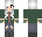 white haired girl