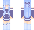blue pastel girl