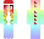 christmas rainbow girl