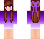 girl with purple