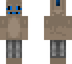 spirit in monster costume and grey pants