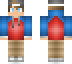 boy with blue and red hoodie